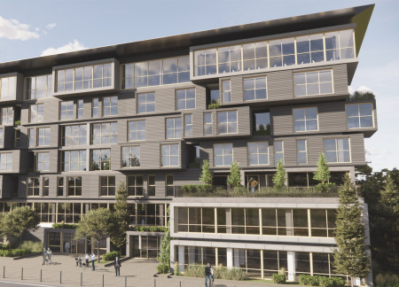 Charred Wood and Cross-Laminated Timber Create a Versatile Community Space