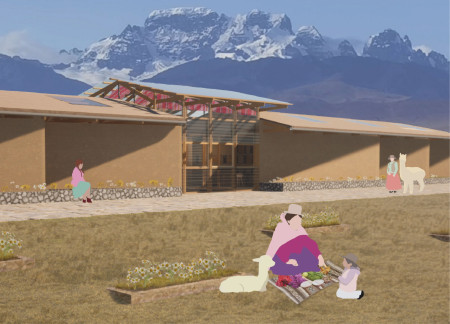Charred Wooden Shingles and Cross-Laminated Timber Panels Frame a Multifunctional Community Space  