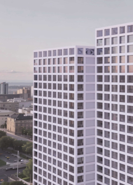 Cross-Laminated Timber Reinforced Community Hub With Built-In Bomb Shelter  