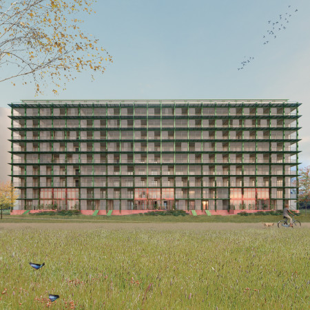 Charred Wooden Shingles and Passive Solar Design in a Community Hub  