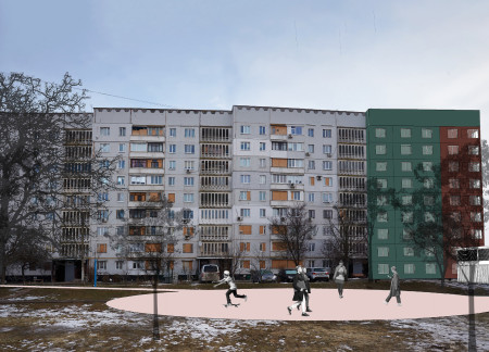 Charred Wooden Shingles and Cross-Laminated Timber Panels Form an Ecological Community Hub  