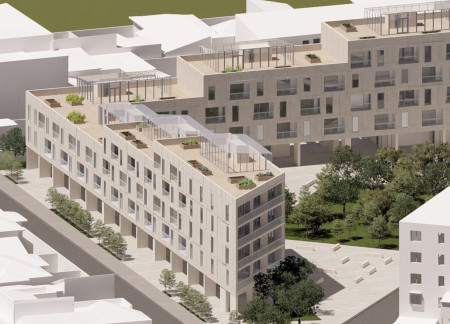 Charred Wooden Shingles and Cross-Laminated Timber Panels Create a Sustainable Community Hub