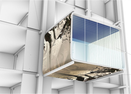 Trombe Wall Retrofit With Magnesium Oxychloride and Flexible Textile Systems
