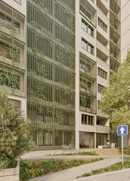 Charred Wooden Shingles and Cross-Laminated Timber Panels Create a Versatile Urban Community Hub