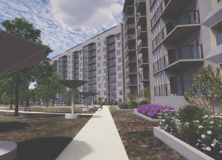 Blast-Resistant Concrete Panels Combined With Solar Integration for Enhanced Community Living