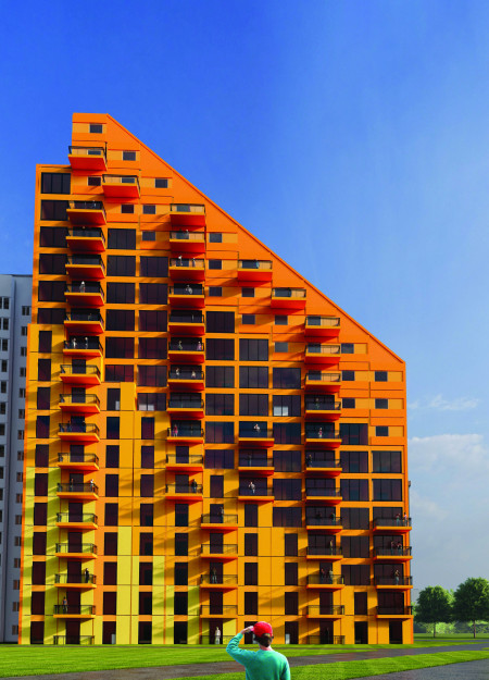 Charred Wooden Shingles and Laminated Timber Create a Community Hub in a Sustainable Setting
