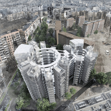 Charred Wooden Shingles and Cross-Laminated Timber Panels Enhance Community Connectivity  