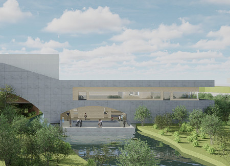Charred Wooden Shingles and Natural Ventilation Define a Sustainable Community Hub  