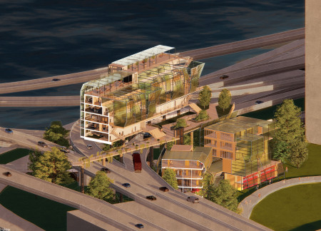 Charred Wooden Shingles and Cross-Laminated Timber Panels Shape a Versatile Community Hub