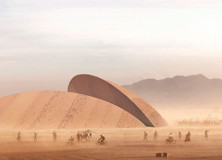 Rammed Earth Domes Harmonizing With Desert Landscape for Community Engagement