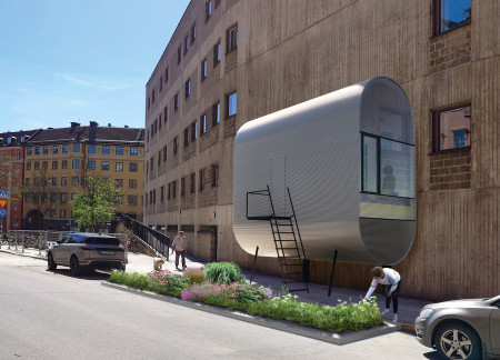 Charred Wooden Shingles and Cross-Laminated Timber Define Community Spaces Amid Natural Elements  