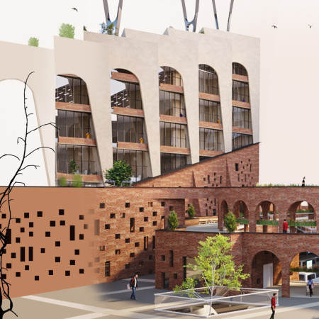 Cross-Laminated Timber and Charred Shingles Enrich Urban Community Spaces