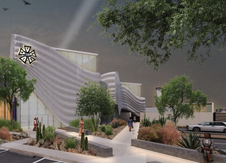 Charred Wooden Shingles and Locally Sourced Clay Bricks Define a Versatile Community Hub  
