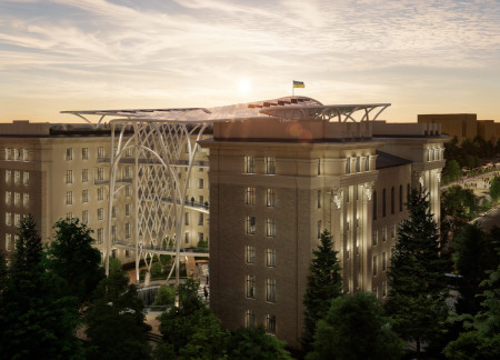 Charred Wood Shingles and Cross-Laminated Timber Panels Shape a Sustainable Community Hub  