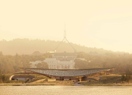 Charred Wooden Shingles and Cross-Laminated Timber Create a Multifunctional Community Space