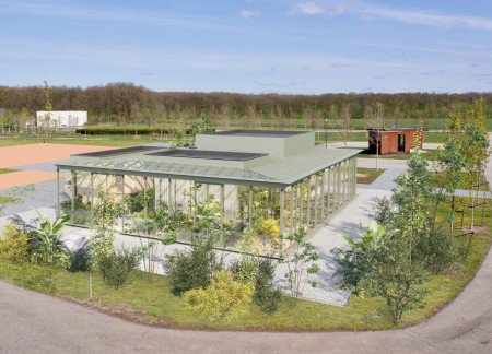 Charred Wooden Shingles and Reclaimed Timber Create Community Spaces Integrated with Nature