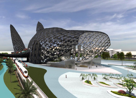 Charred Wooden Shingles and Glass Elevate Sustainable Living in Contemporary Urban Space
