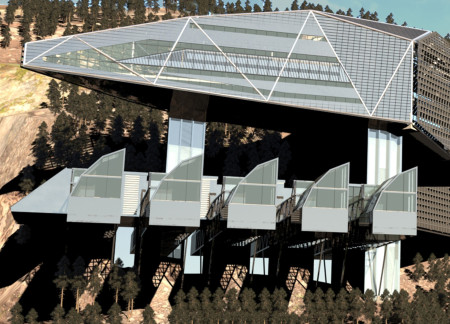 Charred Wooden Shingles and Cross-Laminated Timber Panels Define Sustainable Community Spaces  
