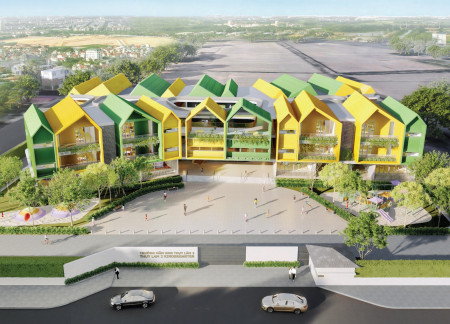 Charred Wooden Shingles and Cross-Laminated Timber Envelop a Versatile Community Space  