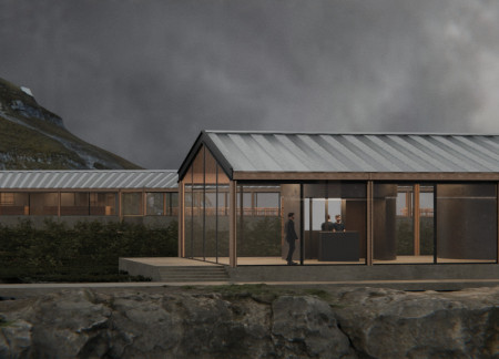 Charred Wooden Shingles and Laminated Timber Panels Define a Sustainable Community Hub