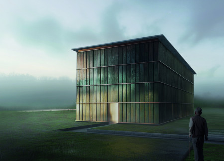 Charred Wooden Shingles and Cross-Laminated Panels Shape a Multi-Purpose Community Center