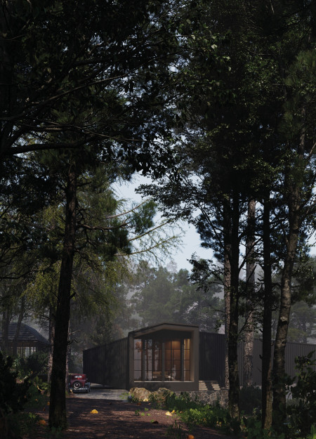 Charred Wooden Shingles and Cross-Laminated Timber Panels Transforming Urban Community Spaces  