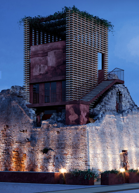 Charred Wooden Shingles and Cross-Laminated Timber Create a Modern Urban Habitat