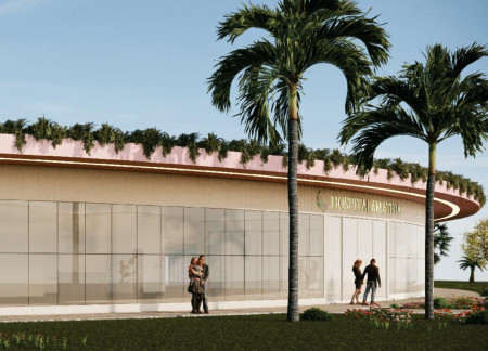 Charred Wooden Shingles and Cross-Laminated Timber Define a Sustainable Community Hub  