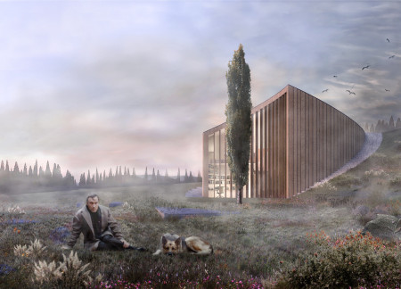 Charred Wooden Shingles and Low-E Glass Define Sustainable Community Living
