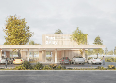 Charred Wooden Shingles and Cross-Laminated Timber Panels Define A Sustainable Educational Hub