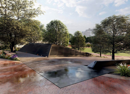 Charred Wooden Shingles and Cross-Laminated Timber Panels Define a Community Center in Harmony with Nature