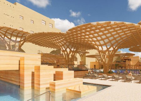 Charred Wooden Shingles and Cross-Laminated Timber Create a Flexible Community Hub