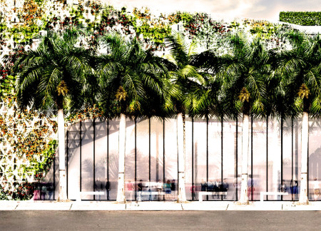 Rhombic Lattice Façade Complemented by Local Limestone and Wood in a Multifunctional Creative Workspace