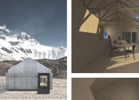 Charred Wooden Shingles Enhance Resilience in High-Altitude Timber Lodge