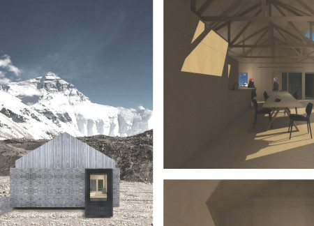 Charred Wooden Shingles and Timber Frame Create a Sustainable Retreat Amidst the Himalayas