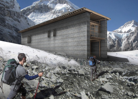 Charred Wooden Shingles and Thermal Timber Create Sustainable Shelters in the Himalayas  