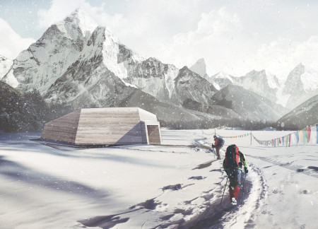 Rammed Earth Walls and Straw Insulation Create a Resilient Mountain Retreat