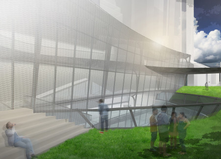 Vertical Gardens and Textured Facades Defining a Community Hub in Urban Bangkok  