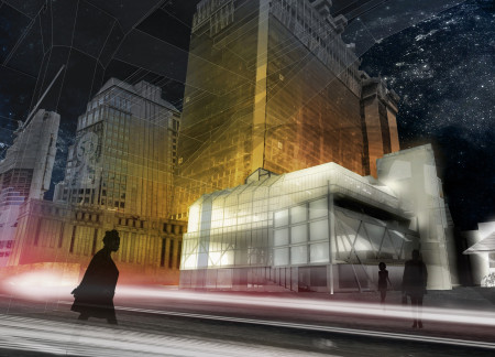 Glass Facade and Rooftop Garden Blend Sustainability with Flexible Spaces in Urban Hub