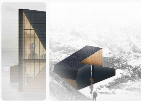 Charred Wooden Shingles and Cross-Laminated Timber Panels Enhance Community Integration and Sustainability