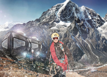Modular Dodecahedron Shelter Crafted From Lightweight Alloy and Weatherproof Polyurethane in the Himalayas