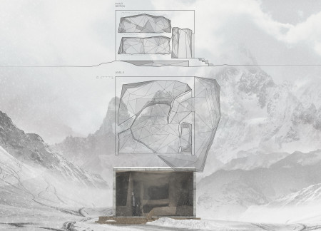 Faceted Glass and Timber Retreat Designed for the Himalayan Environment