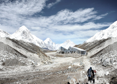 Charred Wood Cladding and Thermal Insulation Create a Sustainable Climber’s Refuge in Nepal  