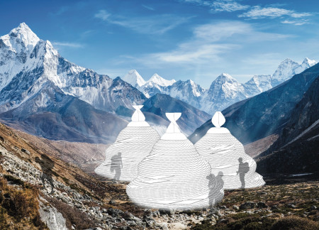 Elliptical Stone Shelters Designed for Wind Resilience in Remote Mountain Environments