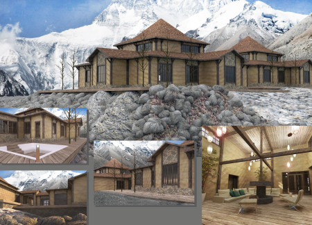 Cane Roofs and Clay Insulation in Sustainable High-Altitude Lodging
