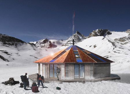 Copper Roofing and Local Timber Constructed Lodge Embracing Mountain Views