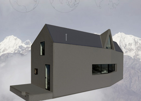 Charred Wooden Shingles and Aluminum Cladding Create a Sustainable Mountain Lodge  