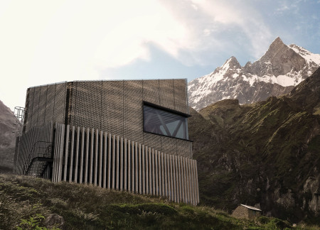 Charred Wooden Shingles and Cross-Laminated Timber Create Sustainable Shelter in the Himalayan Terrain  