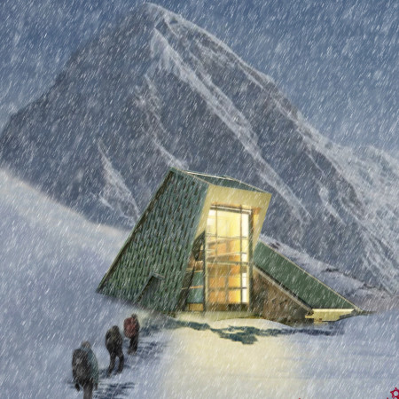Charred Wood Exterior and Cross-Laminated Timber Structure for a Sustainable Mountain Retreat