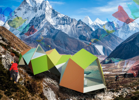 Cross-Laminated Timber Panels Define Modular Shelter In High-Altitude Environment